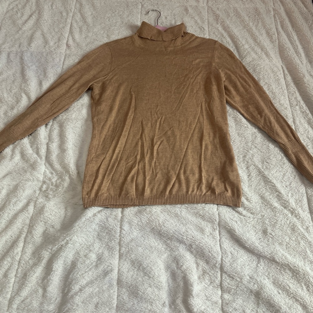 Worthington Tan Turtleneck